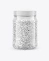 Clear Amino Jar Mockup Clear Amino Jar Mockup