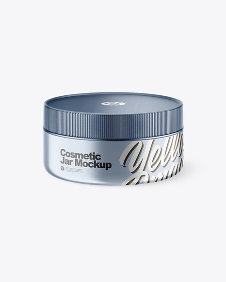 Metallic Cosmetic Jar Mockup - High-Angle Shot - Metallic+Spice+Jar+Mockup+High+Angle+Shot+-+Free+PSD+Mockups