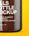 Amber Pills Bottle Mockup