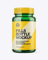 Colored Pills Bottle Mockup