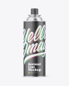 Matte Aerosol Can Mockup