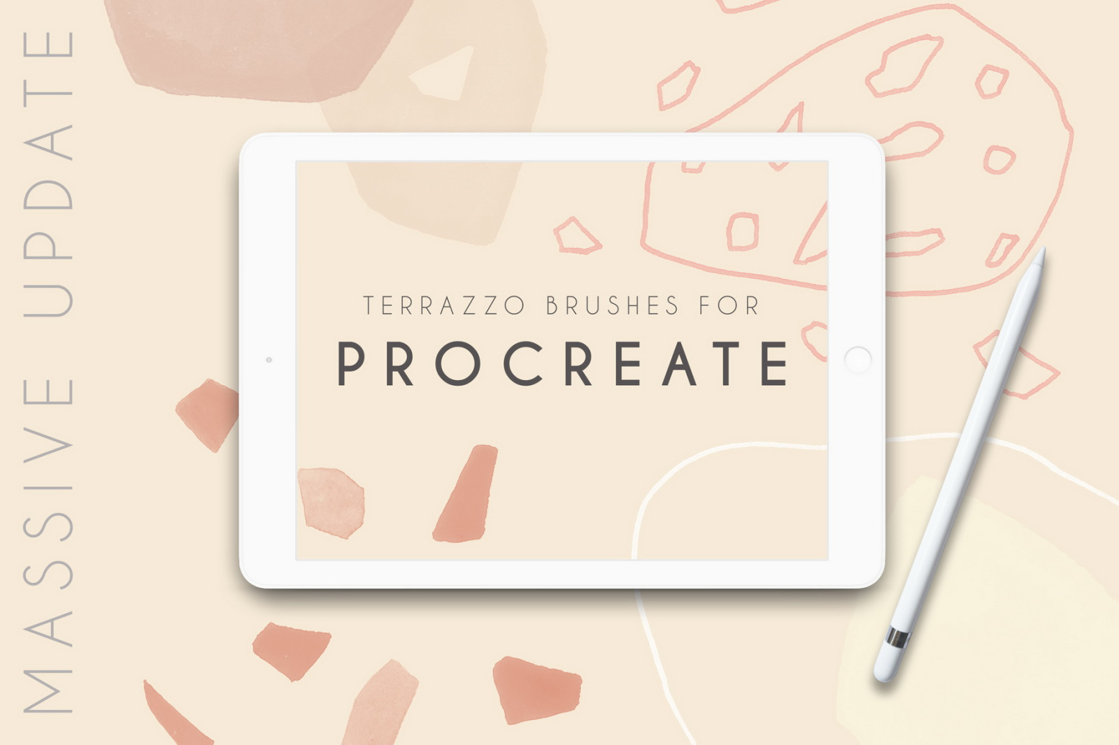 Terrazzo - Photoshop and Procreate Stamp Brushes Terrazzo - Photoshop and Procreate Stamp Brushes