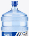 PET Plastic Water Bottle 20l Mockup - Front View