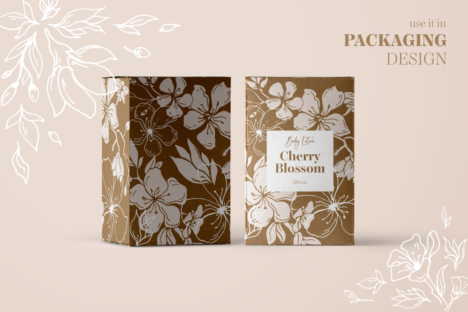 Cherry Blossom graphic set