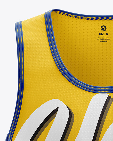 Men’s Sprinting Singlet mockup (Front View)