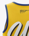 Men’s Sprinting Singlet mockup (Back View)