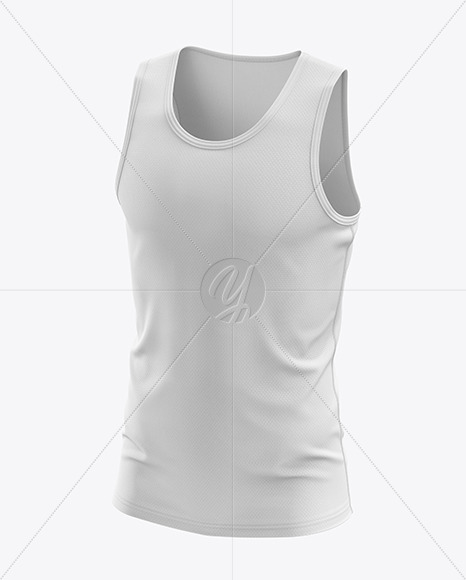 Men’s Sprinting Singlet mockup (Half Side View)