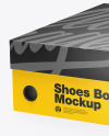 Glossy Shoes Box Mockup