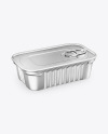 Metallic Tin Can Mockup