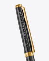 Glossy Pen w/ Metallic Finish Mockup