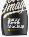 Matte Spray Bottle Side View Mockup