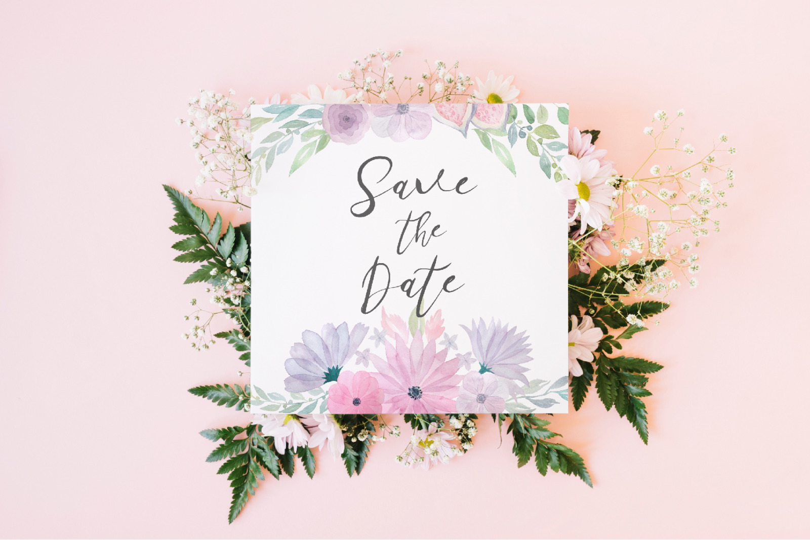 Watercolor Morning Meadow Floral Set Watercolor Morning Meadow Floral Set