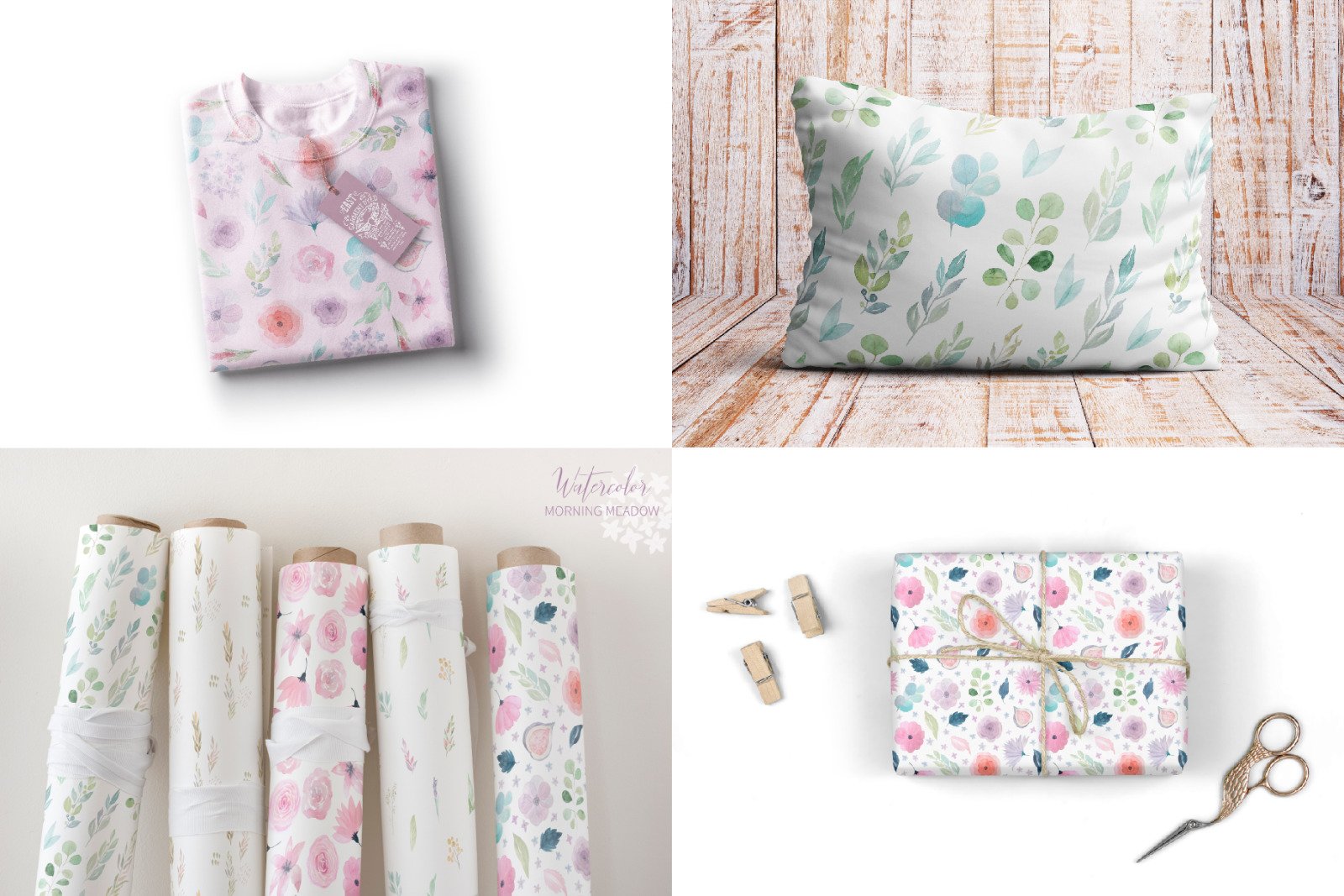 15 Morning Meadow Seamless Patterns 15 Morning Meadow Seamless Patterns