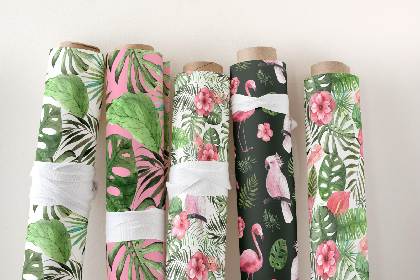 Watercolor Vintage Tropical Set Watercolor Vintage Tropical Set
