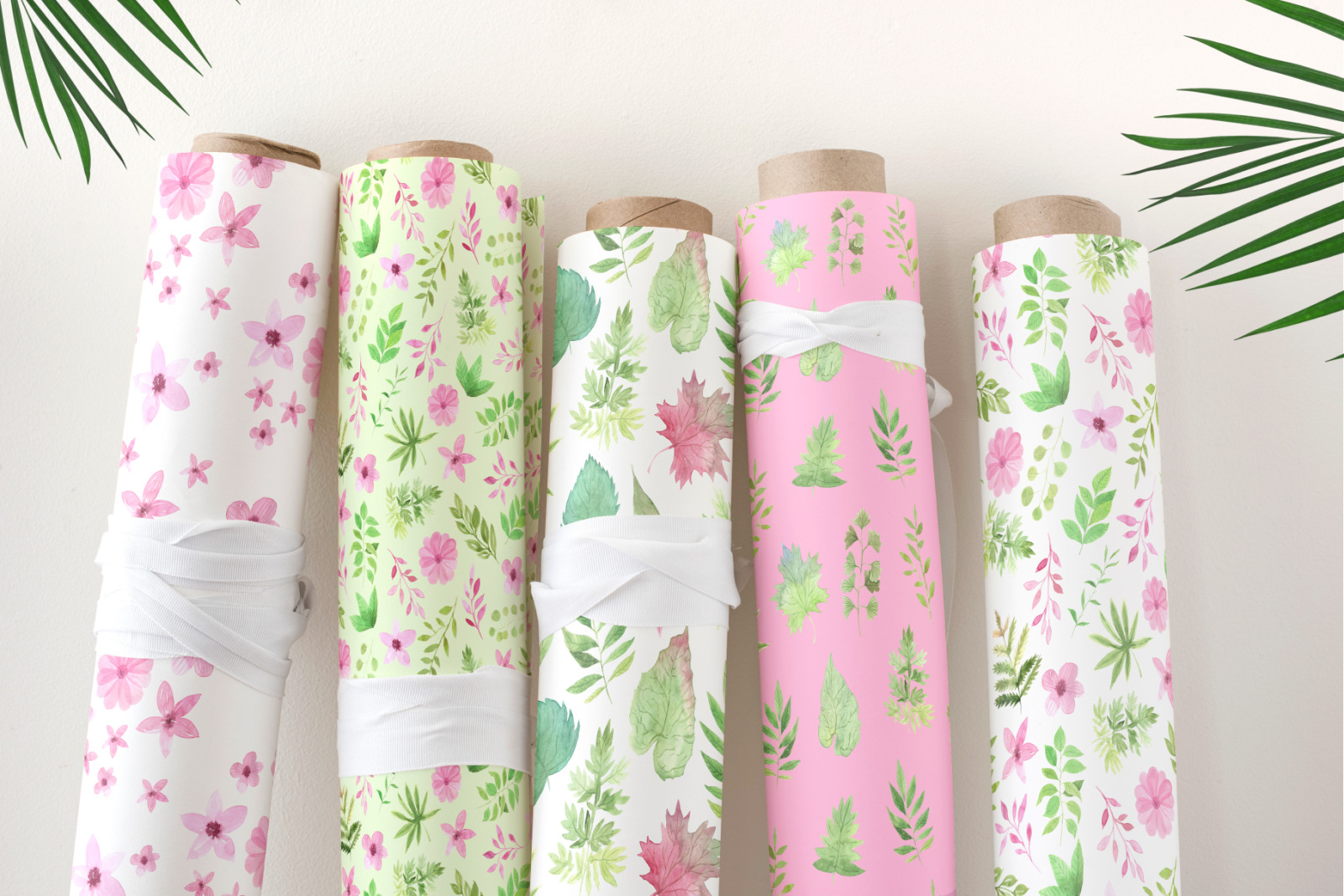 Watercolor Greenery Floral Set Watercolor Greenery Floral Set
