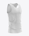 Men’s Sprinting Singlet mockup (Right Half Side View)