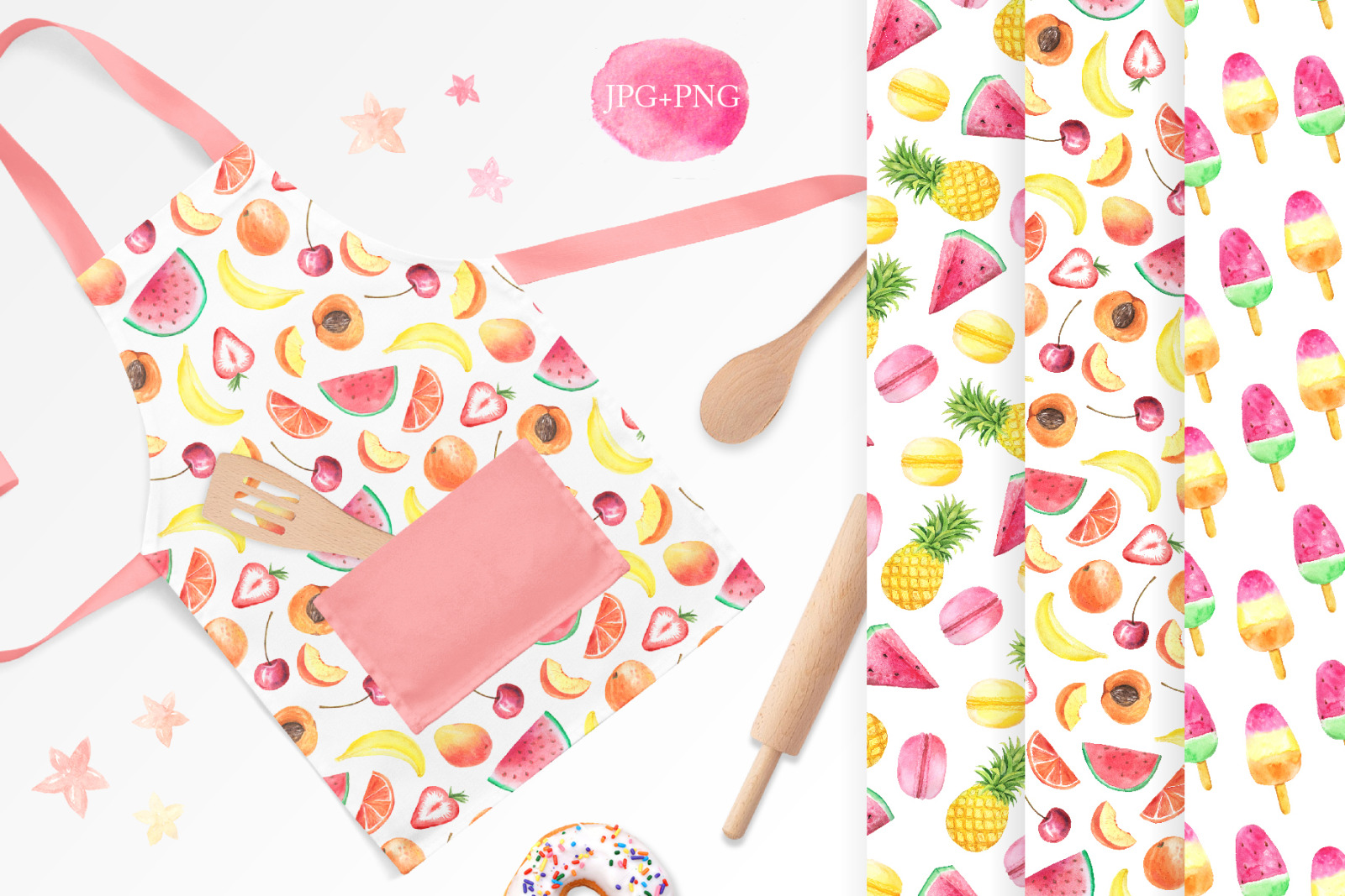 15 Watercolor Sweet Seamless Pattern 15 Watercolor Sweet Seamless Pattern