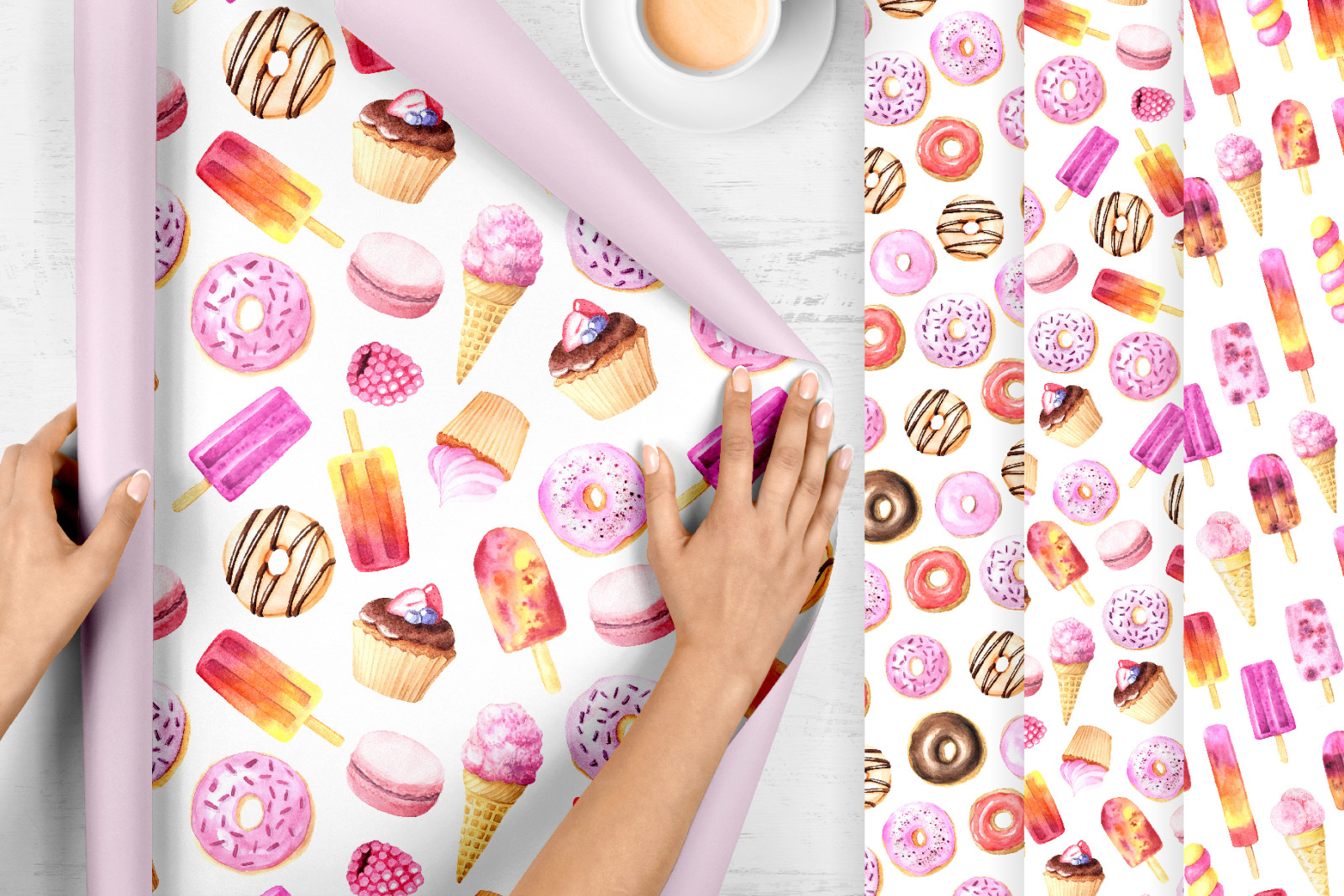 15 Watercolor Sweet Seamless Pattern 15 Watercolor Sweet Seamless Pattern