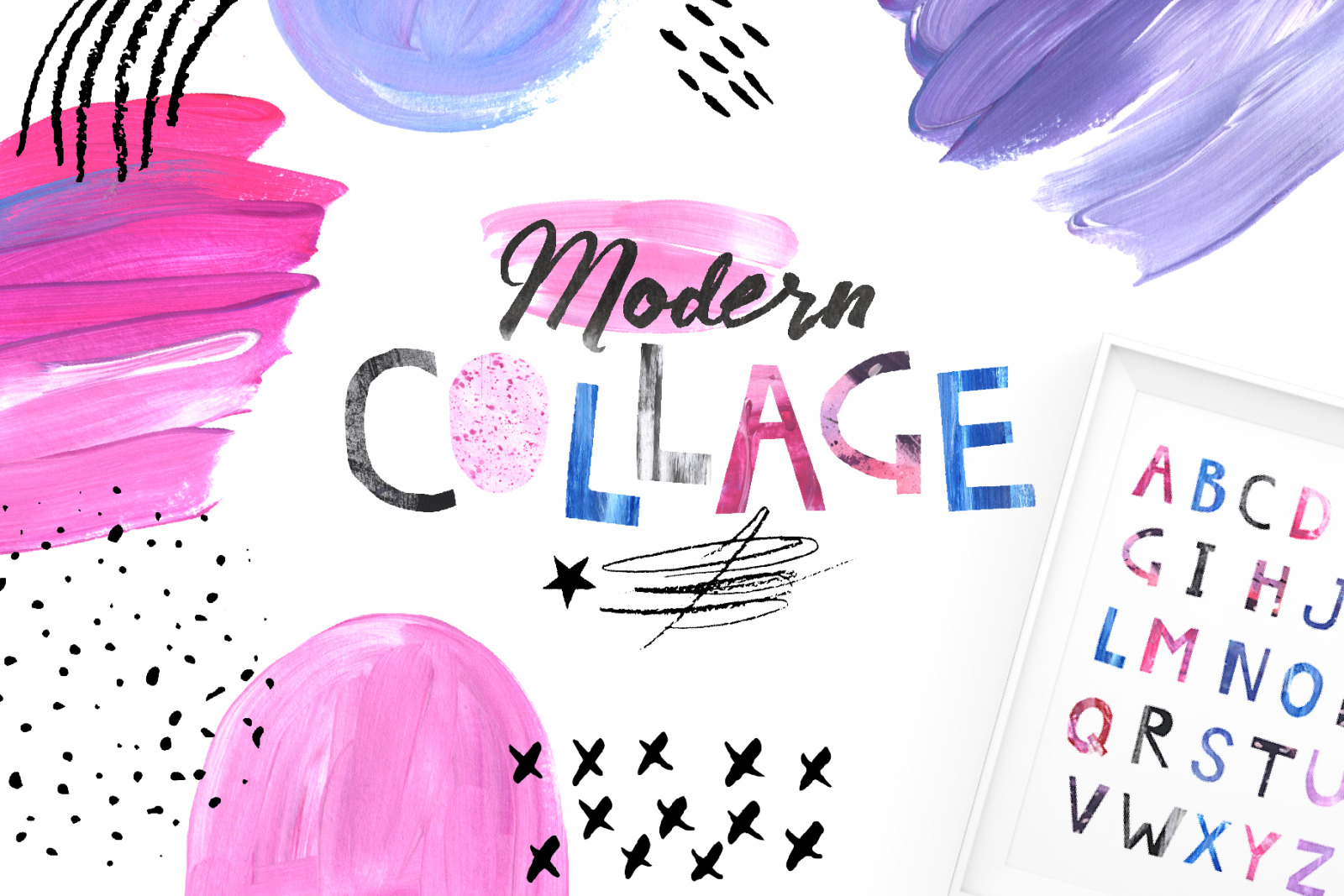Modern Collage Cutout Set Modern Collage Cutout Set