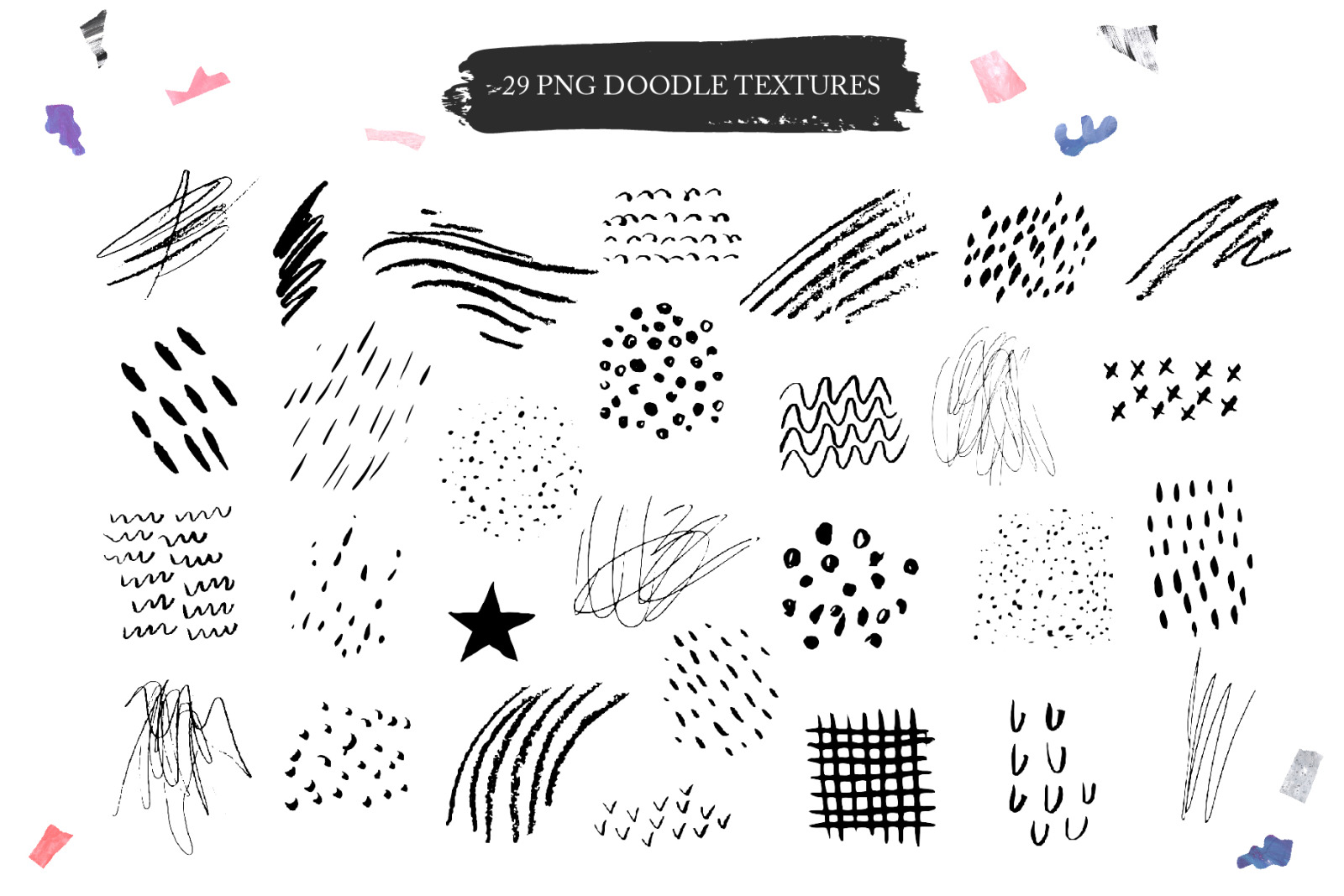 Modern Collage Cutout Set Modern Collage Cutout Set