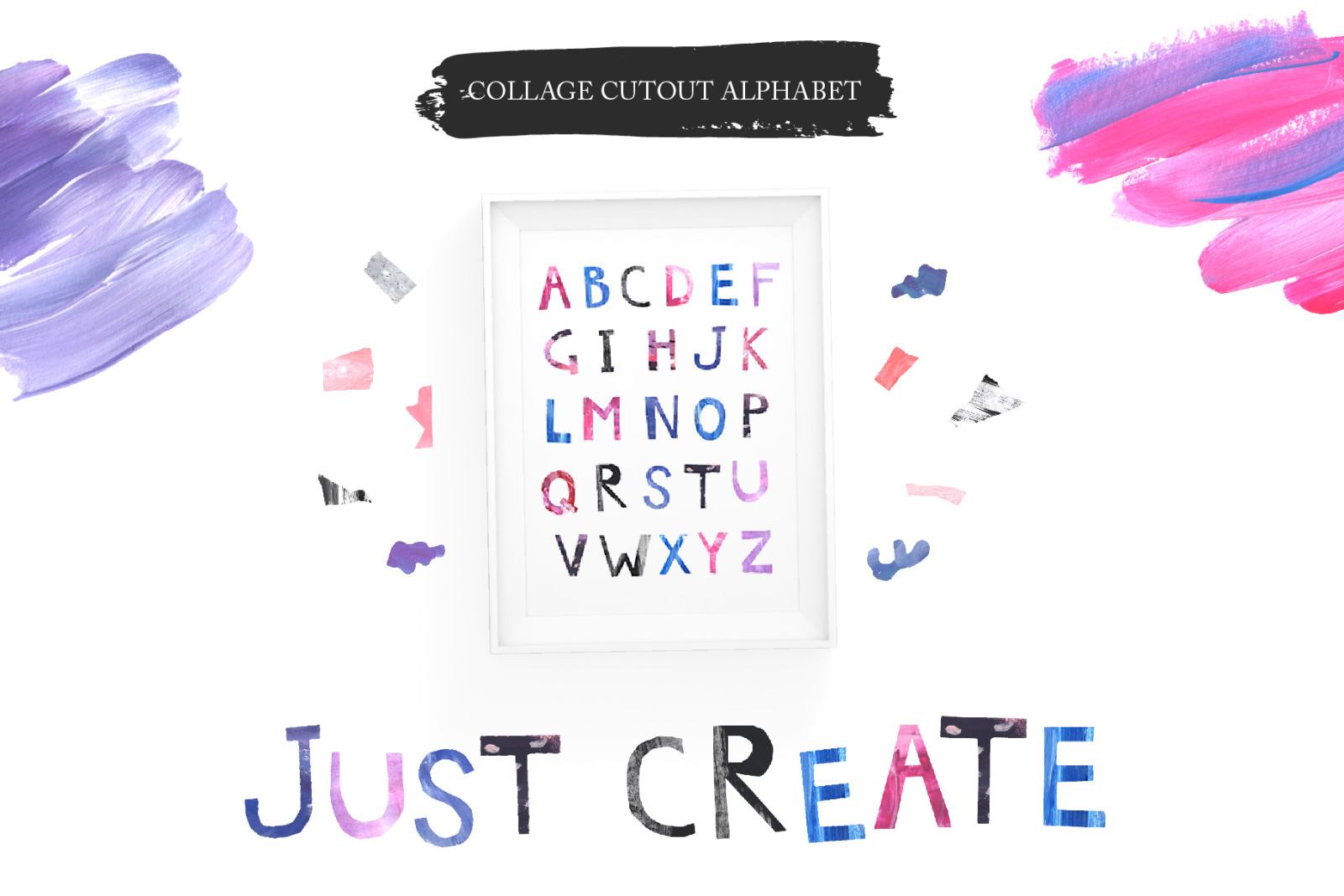 Modern Collage Cutout Set Modern Collage Cutout Set