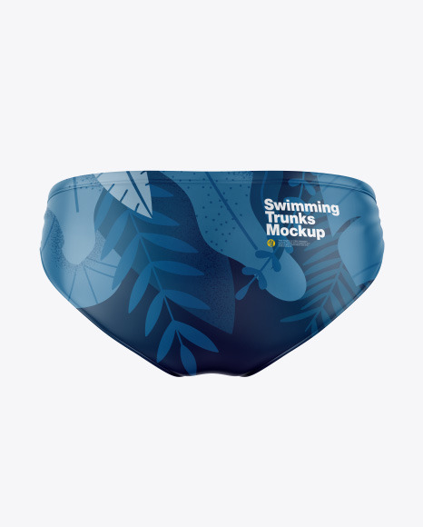 Glossy Swimming Trunks Mockup