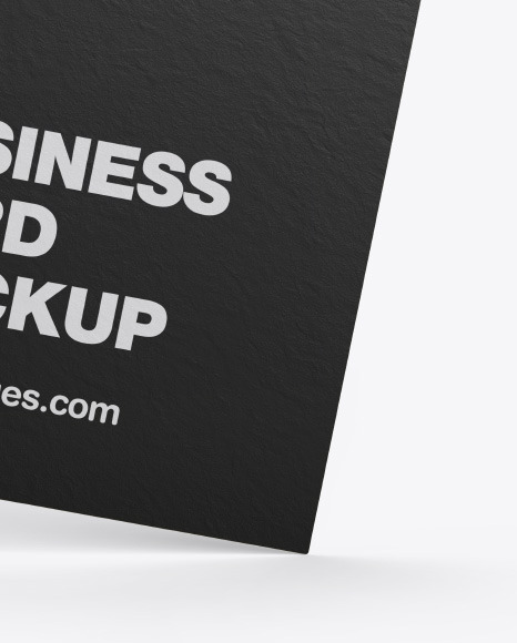 Two Paper Business Cards w/ Clip Mockup