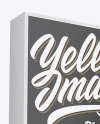 Metallic Signboard Mockup