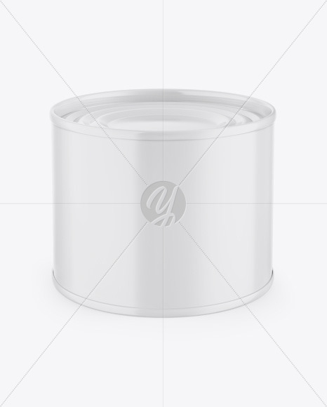 Glossy Can Mockup