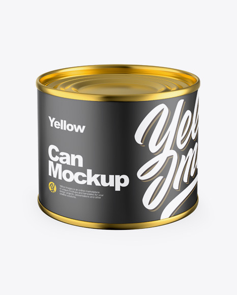 Matte Can Mockup