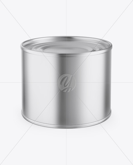 Metallic Can Mockup