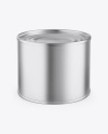 Metallic Can Mockup