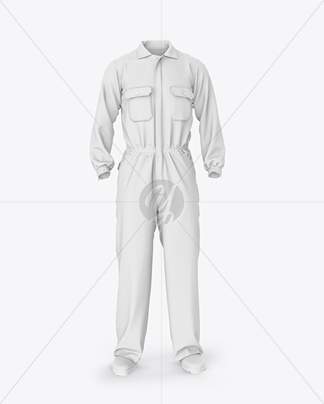 Worker Uniform Mockup – Front View