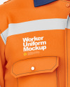 Worker Uniform Mockup – Front View