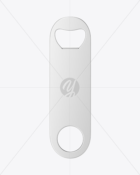 Metallic Beer Opener Mockup