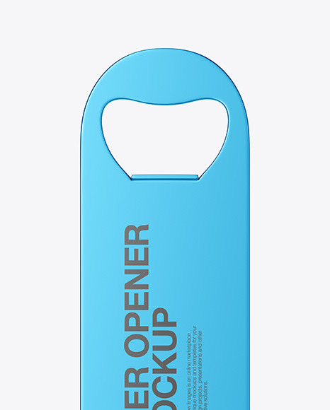 Metallic Beer Opener Mockup