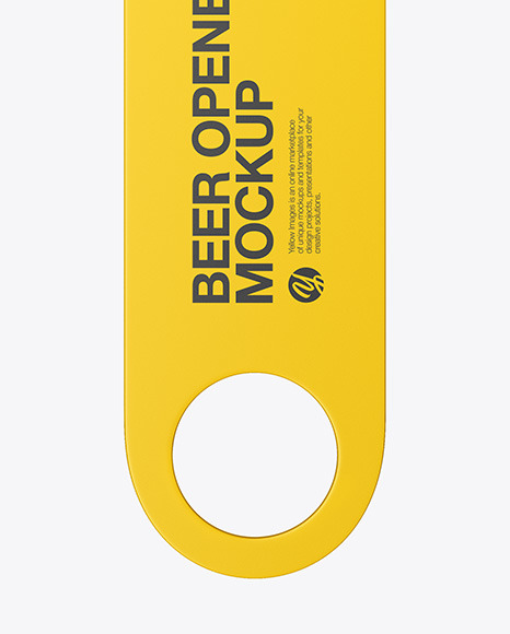 Matte Beer Opener Mockup