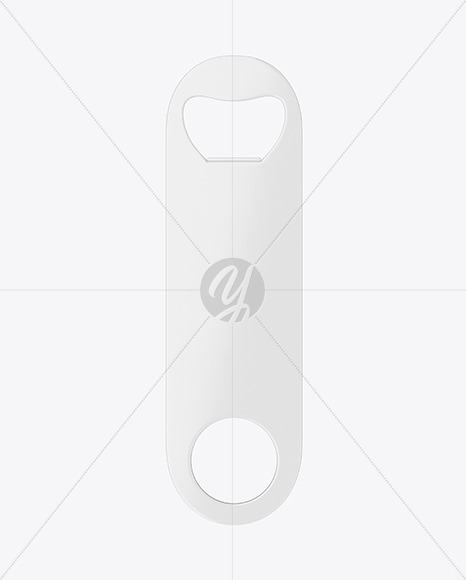 Glossy Beer Opener Mockup