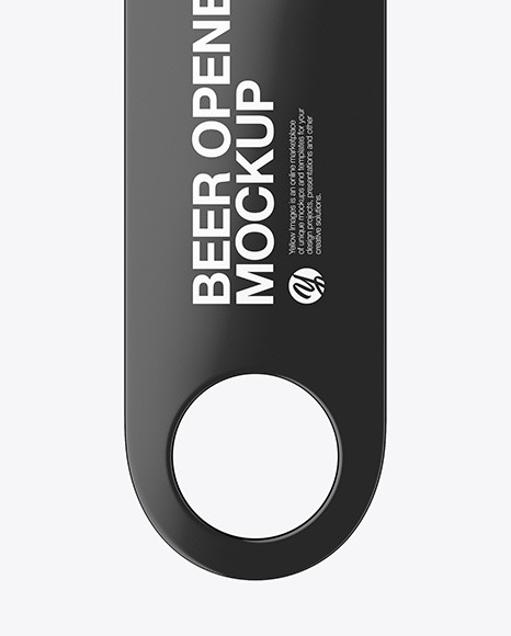 Glossy Beer Opener Mockup