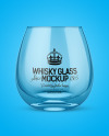 Clear Whisky Glass Mockup