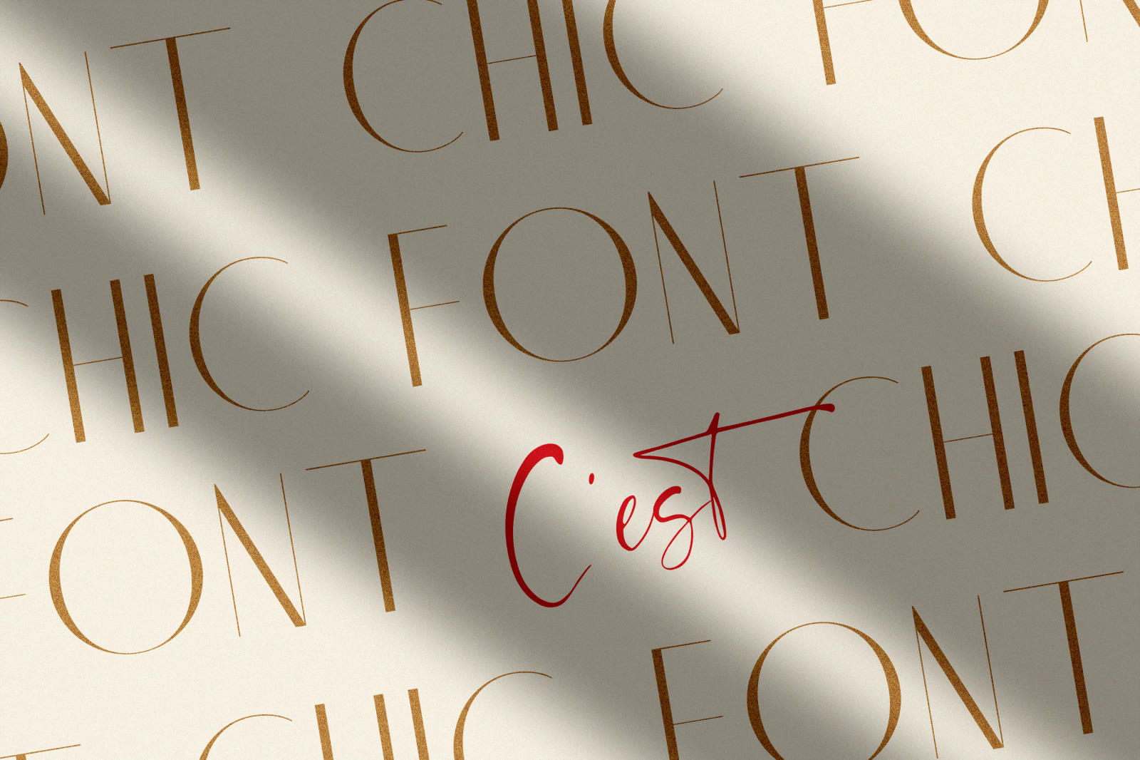 Chic Luxury Font Duo Chic Luxury Font Duo