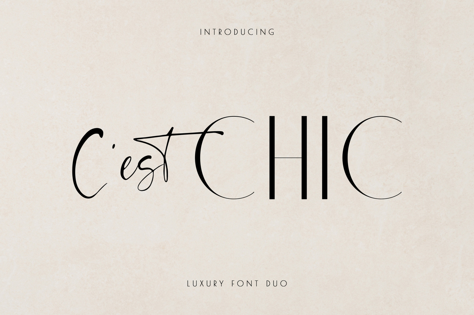 Chic Luxury Font Duo Chic Luxury Font Duo