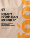 Kraft Food Bag Mockup