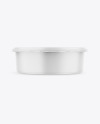 Matte Food Plastic Tray Mockup