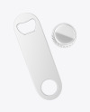 Metallic Beer Opener Mockup