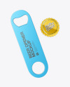 Metallic Beer Opener Mockup