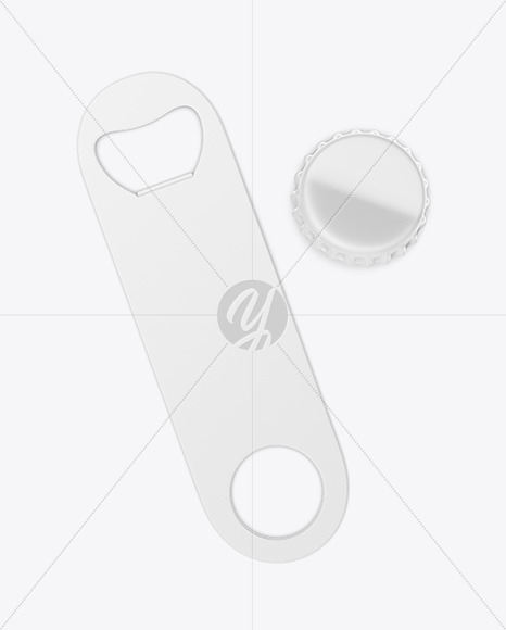 Matte Beer Opener Mockup