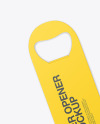 Matte Beer Opener Mockup