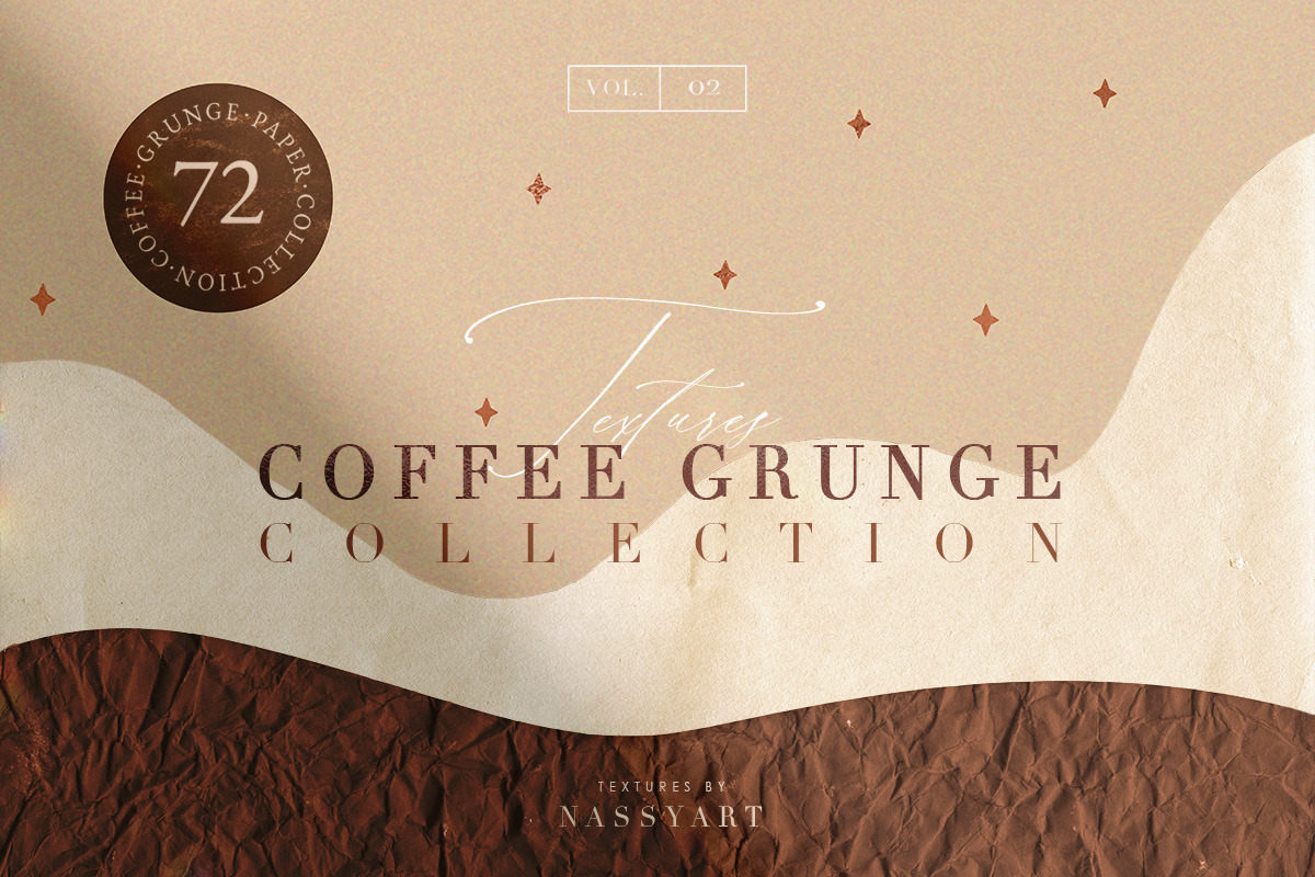 72 Coffee Grunge Textures