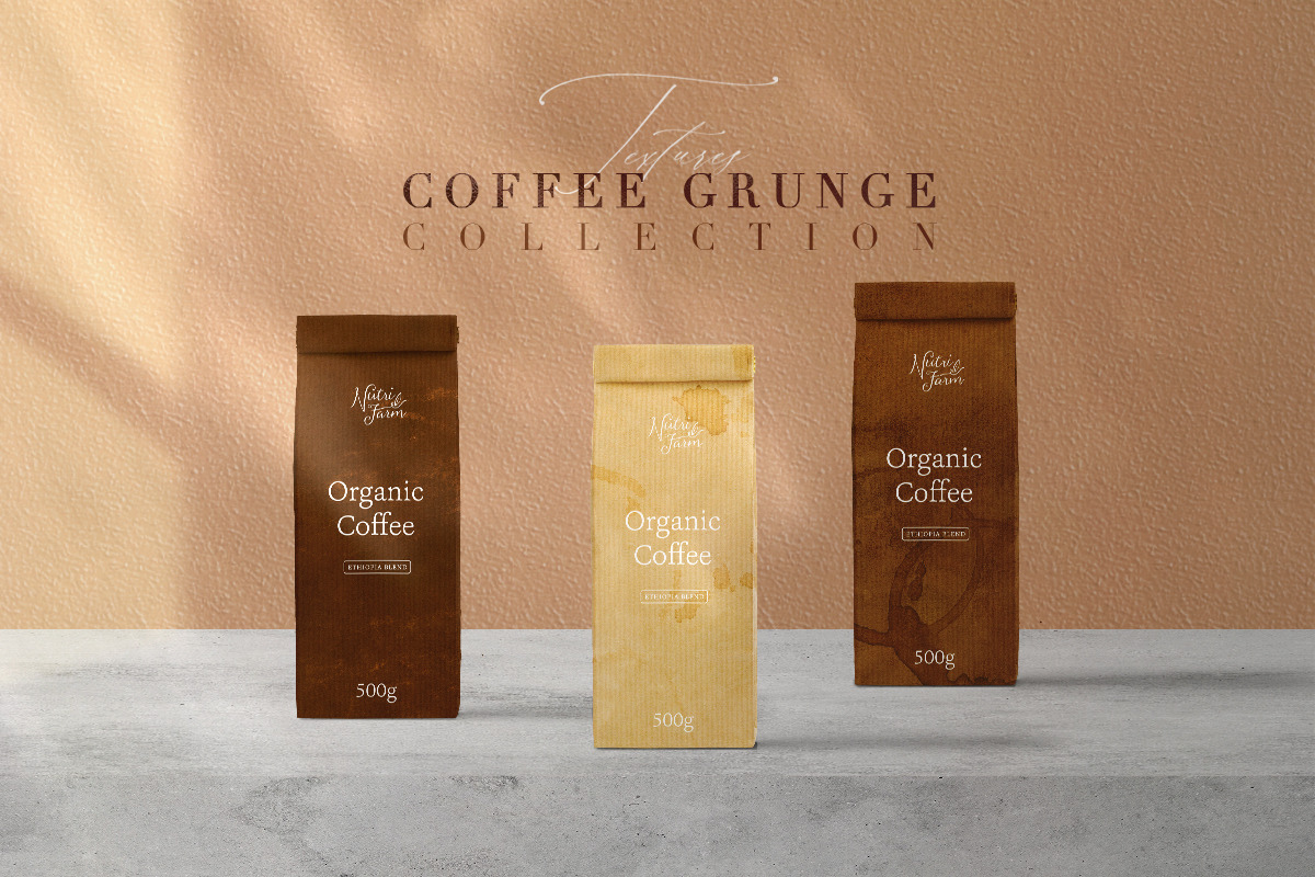 72 Coffee Grunge Textures